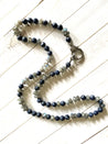 22” Necklace Bracelet - Labradorite and Sapphire