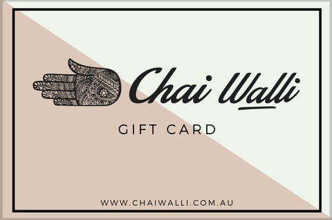 Chai Walli Gift Card Small Business Presents Australian Owned Caring