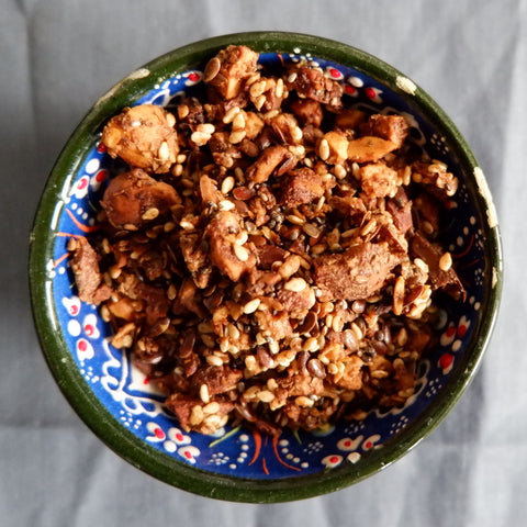 Chai spiced dukkah easy sweet recipe