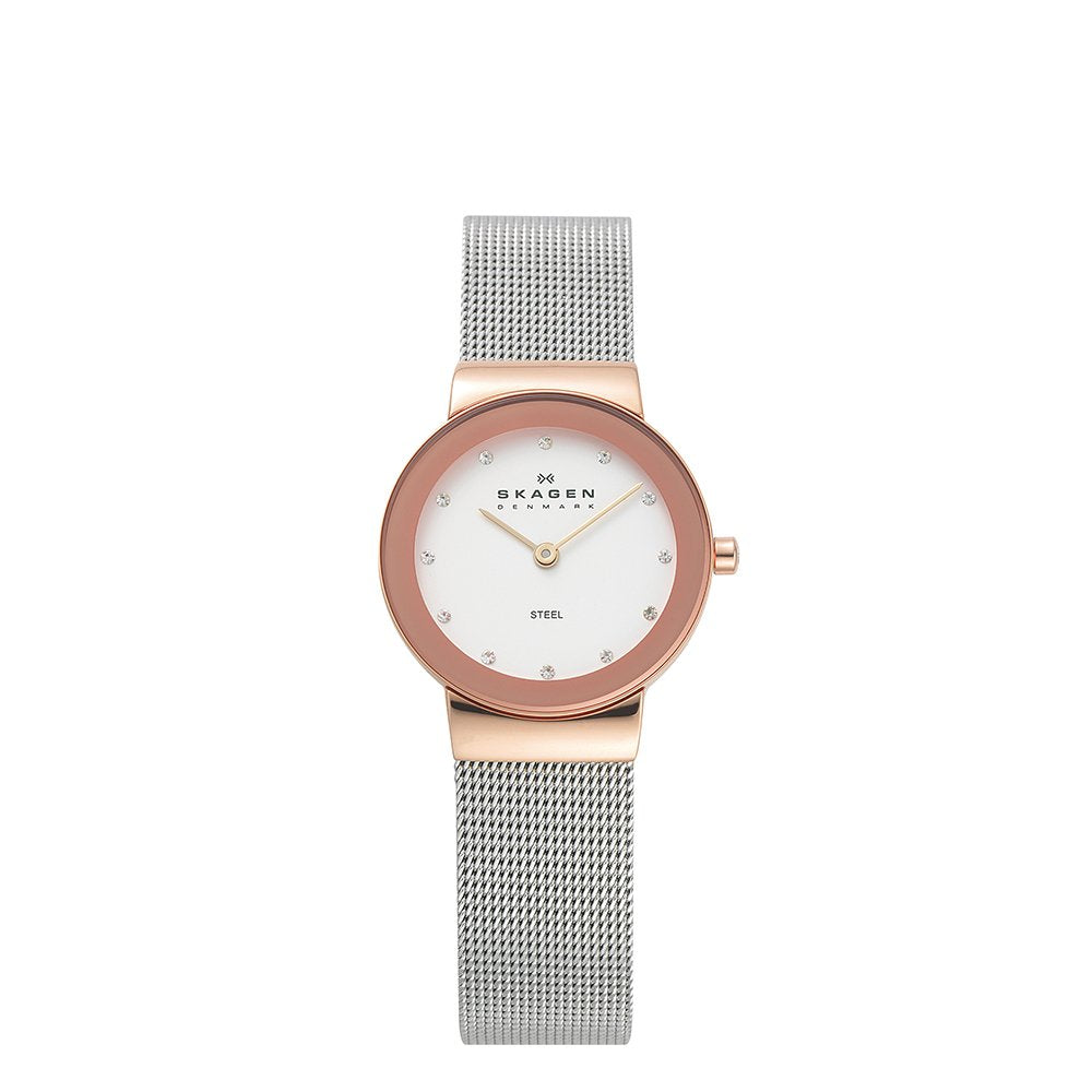 Skagen Women's 358SRSC Freja Stainless Steel Mesh Watch