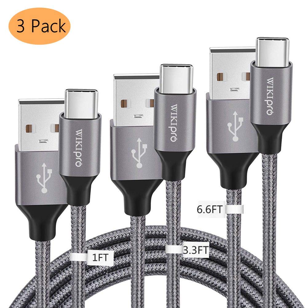 Nylon Braided USB C Cable (USB A 2.0 to USB-C)