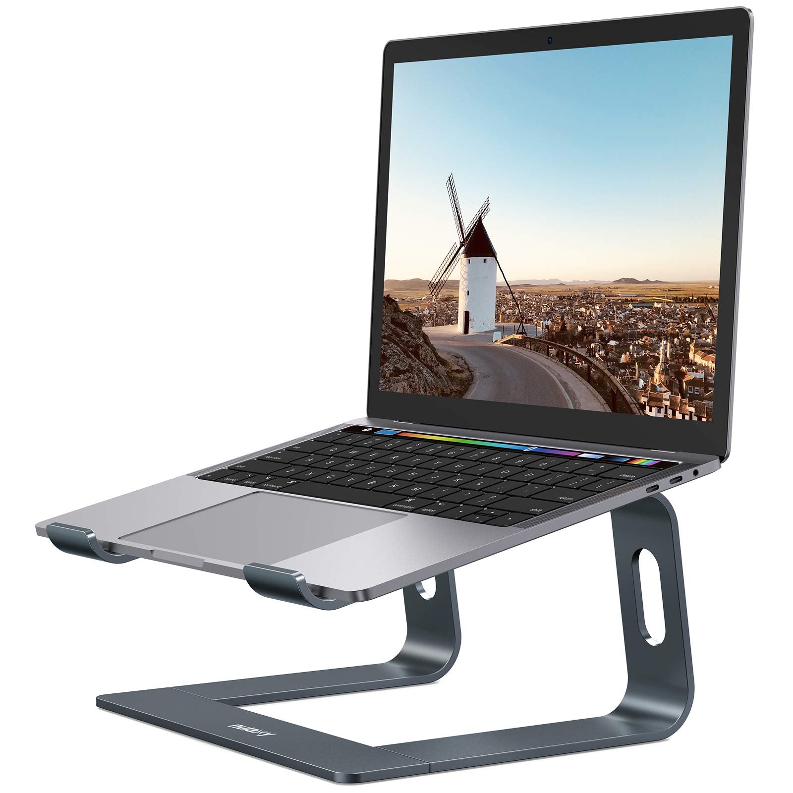 Ergonomic Aluminium MacBook Stand