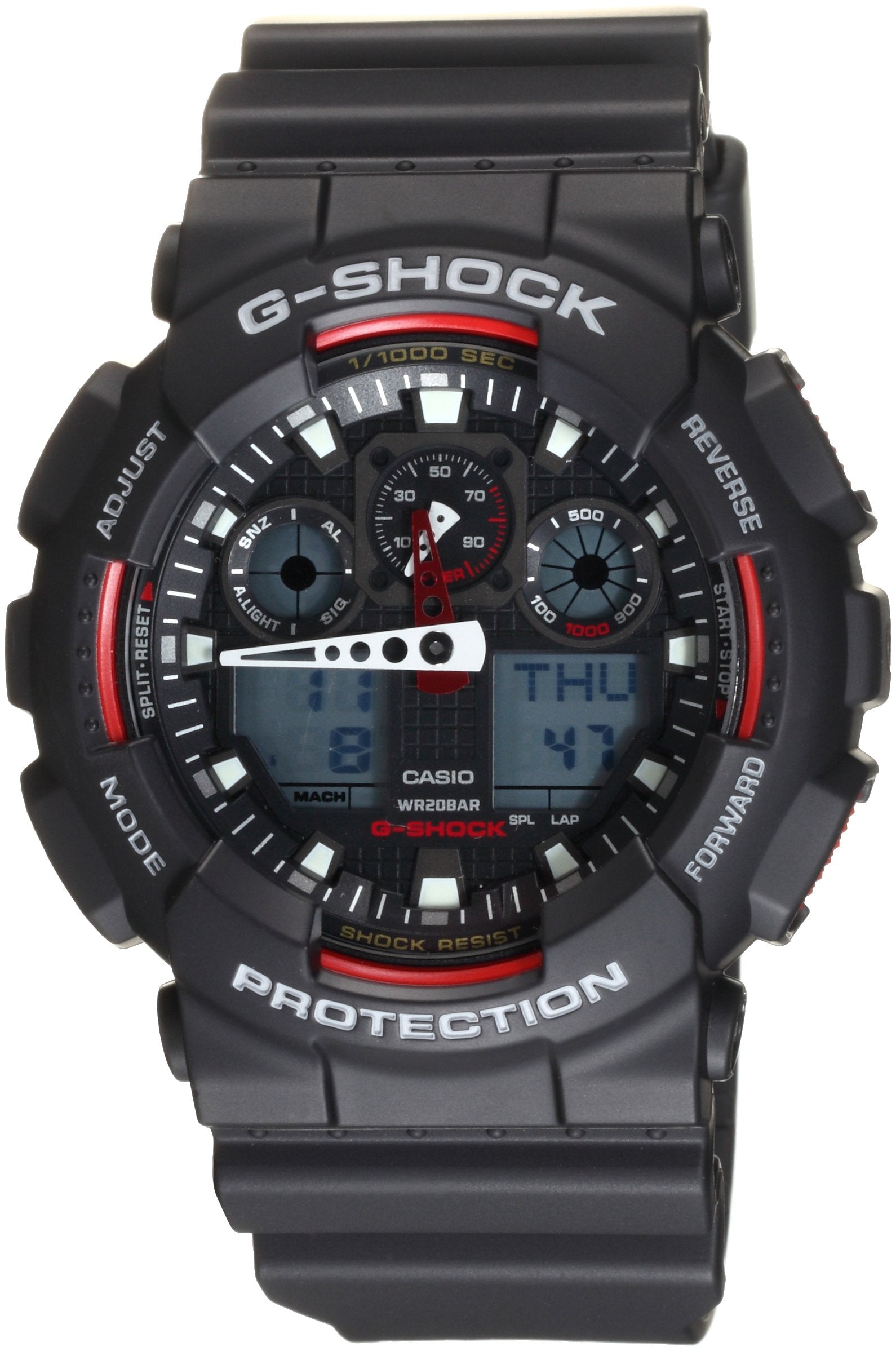 Casio G-Shock Analog Digital Mens Watch GA100-1A4