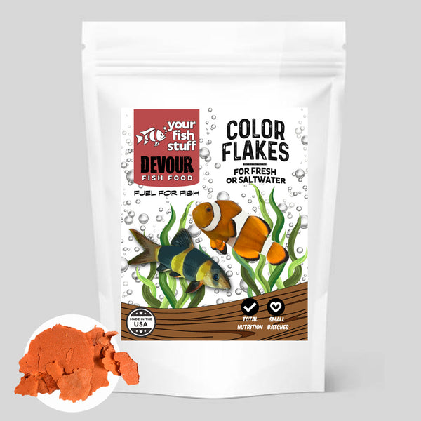 Krill Natural Fish Food in Flake Format For All Fish 3.4 oz 100ml