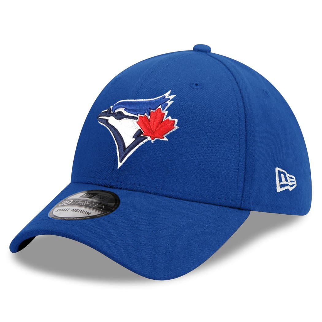 Toronto Blue Jays New Era MLB League 39THIRTY Flex Fit Curve Hat - Blu ...