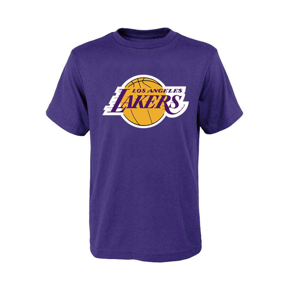 Youths Los Angeles Lakers Outerstuff NBA Logo T-Shirt - Purple | US ...
