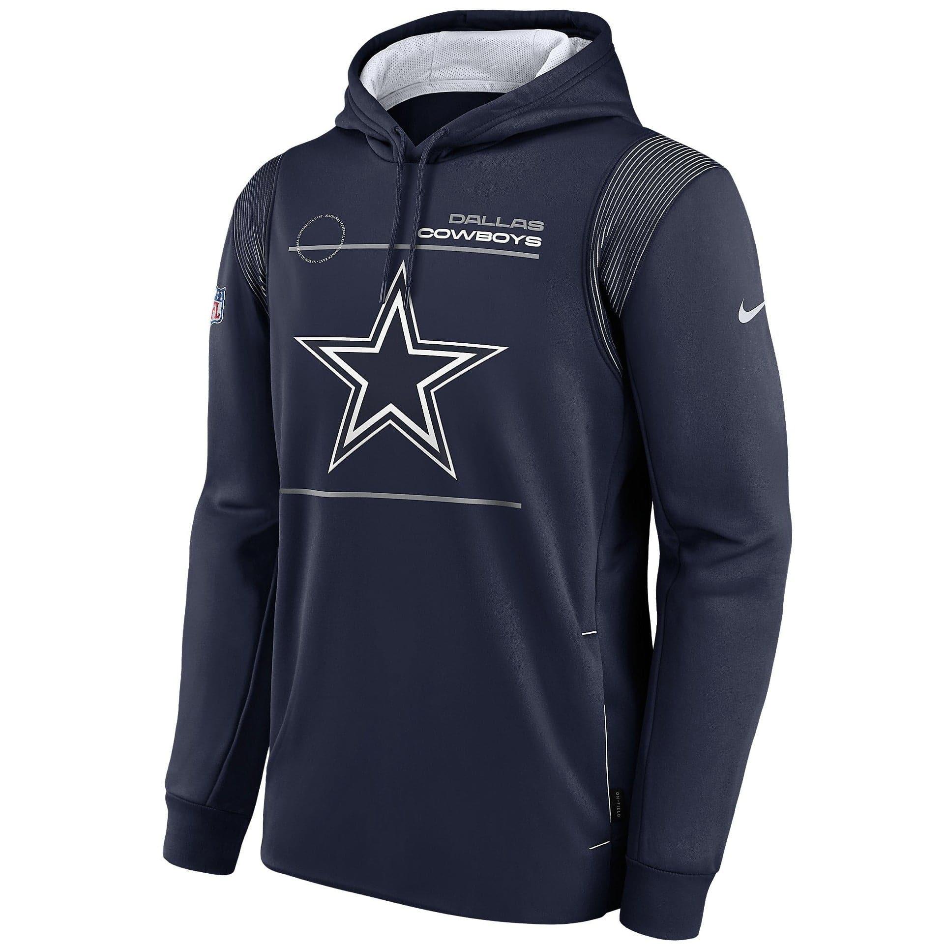 Dallas Cowboys Nike NFL Sideline Therma Hoodie Jumper Navy US