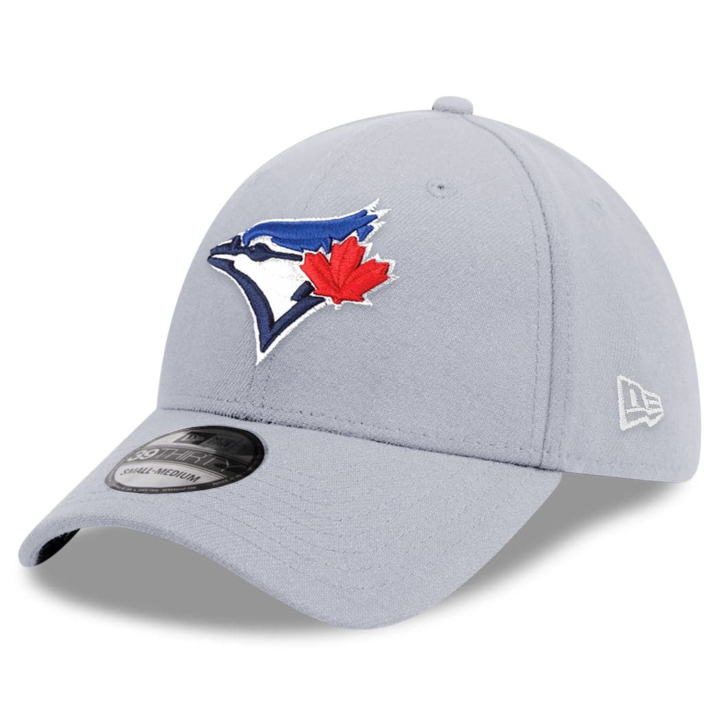 Toronto Blue Jays New Era Mlb Team 39thirty Flex Fit Curve Hat Grey Us Sports Down Under