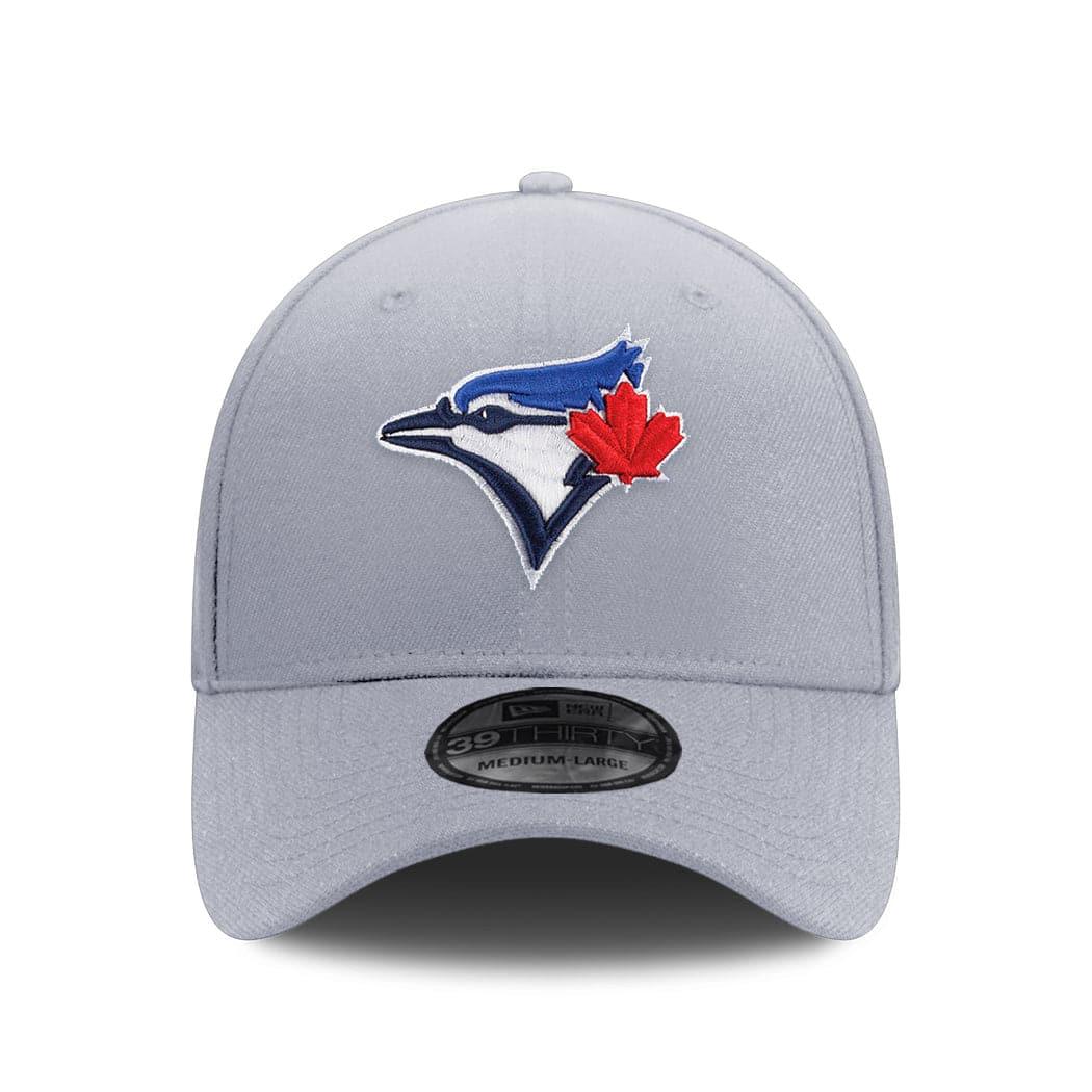 Toronto Blue Jays New Era Mlb Team 39thirty Flex Fit Curve Hat Grey Us Sports Down Under