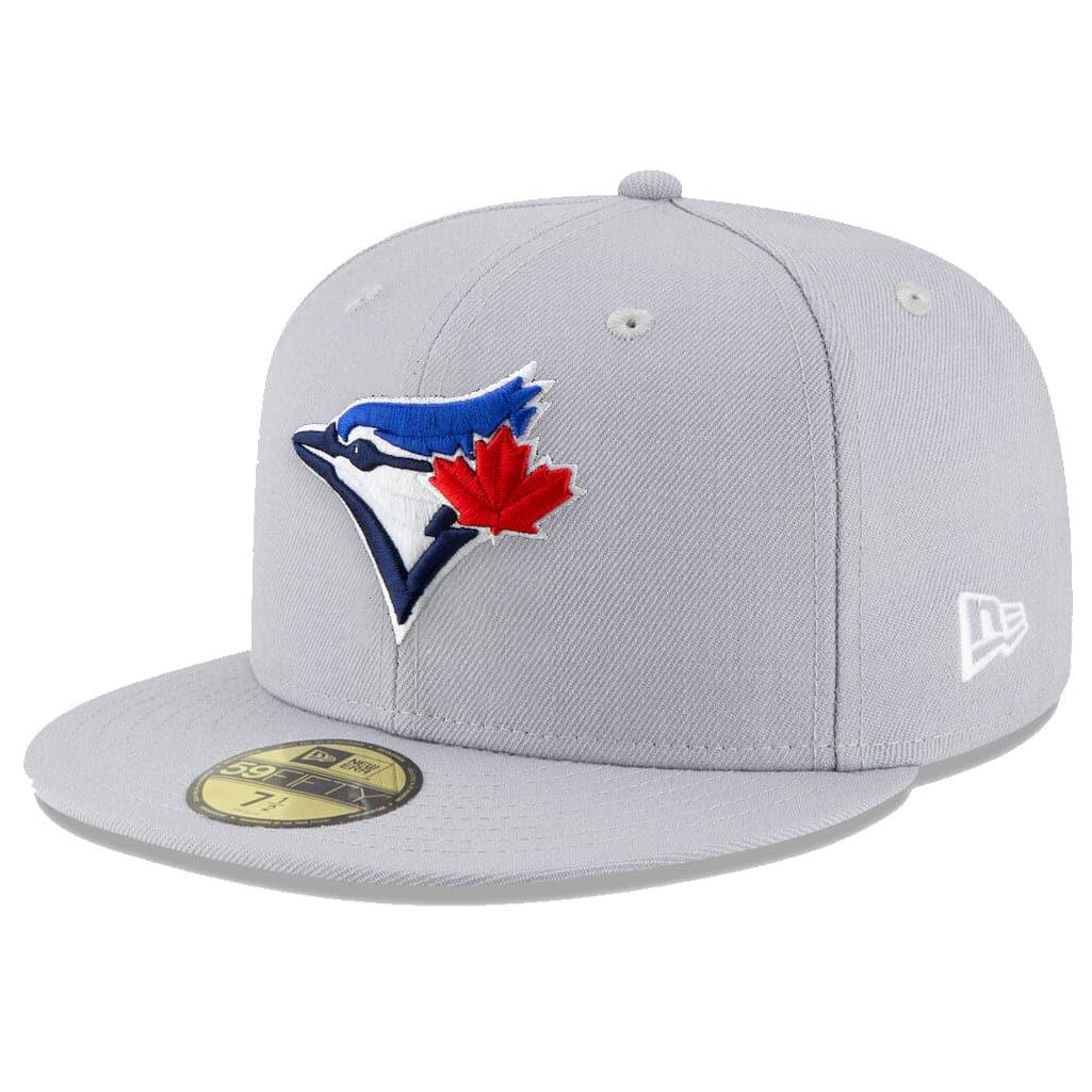 Toronto Blue Jays New Era Mlb Team 59fifty Fitted Hat Grey Us Sports Down Under