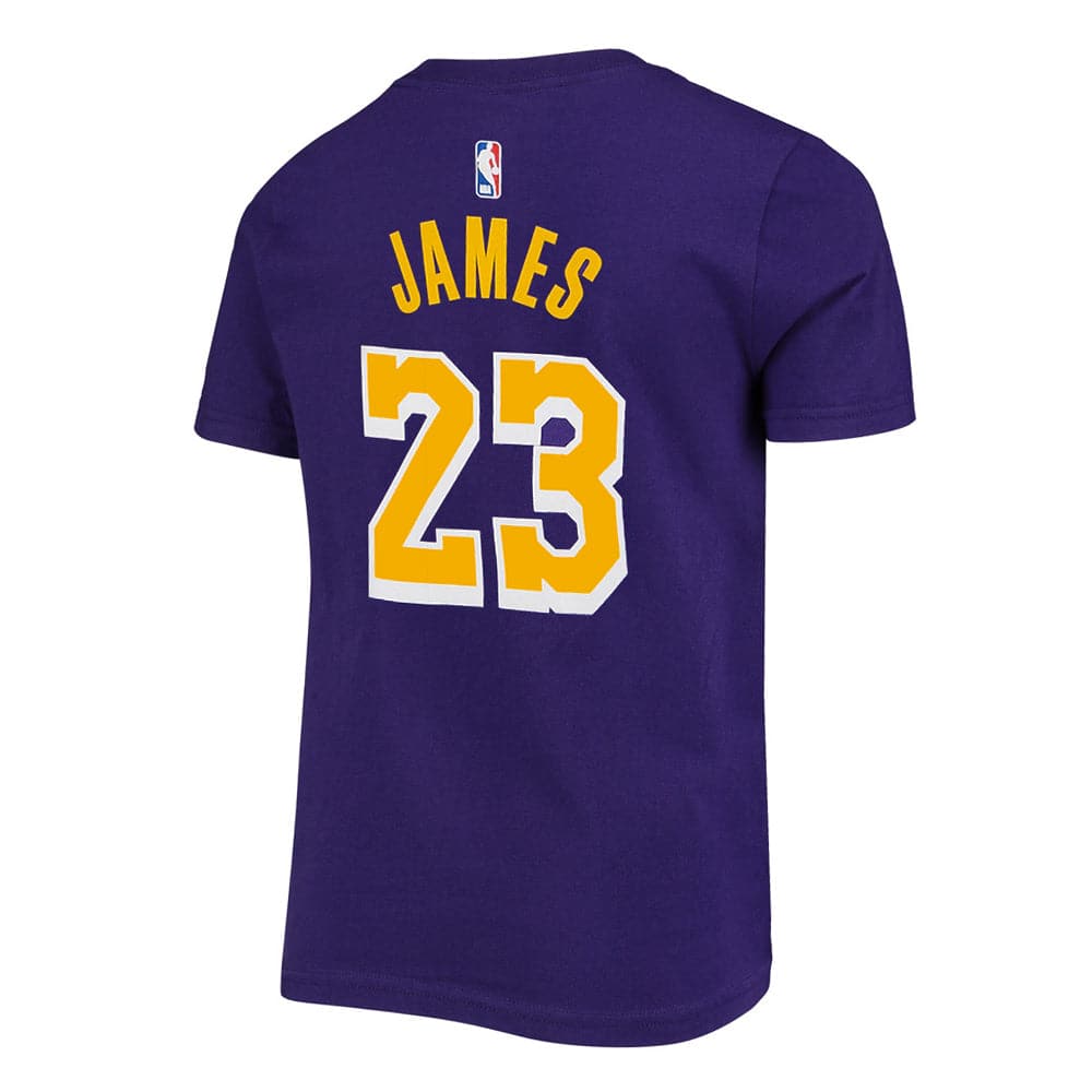 Youths LeBron James Los Angeles Lakers Outerstuff NBA Player T-Shirt ...