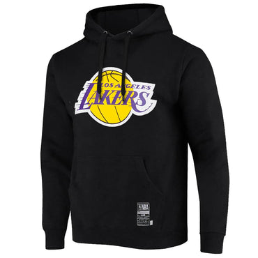Los Angeles Lakers Mitchell & Ness NBA Wordmark Crew Jumper - Grey | US ...