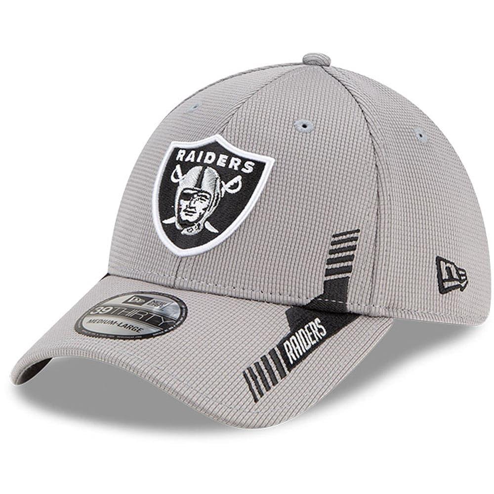 Oakland Raiders HEATHER TEAM-BASIC Light Grey Fitted Hat