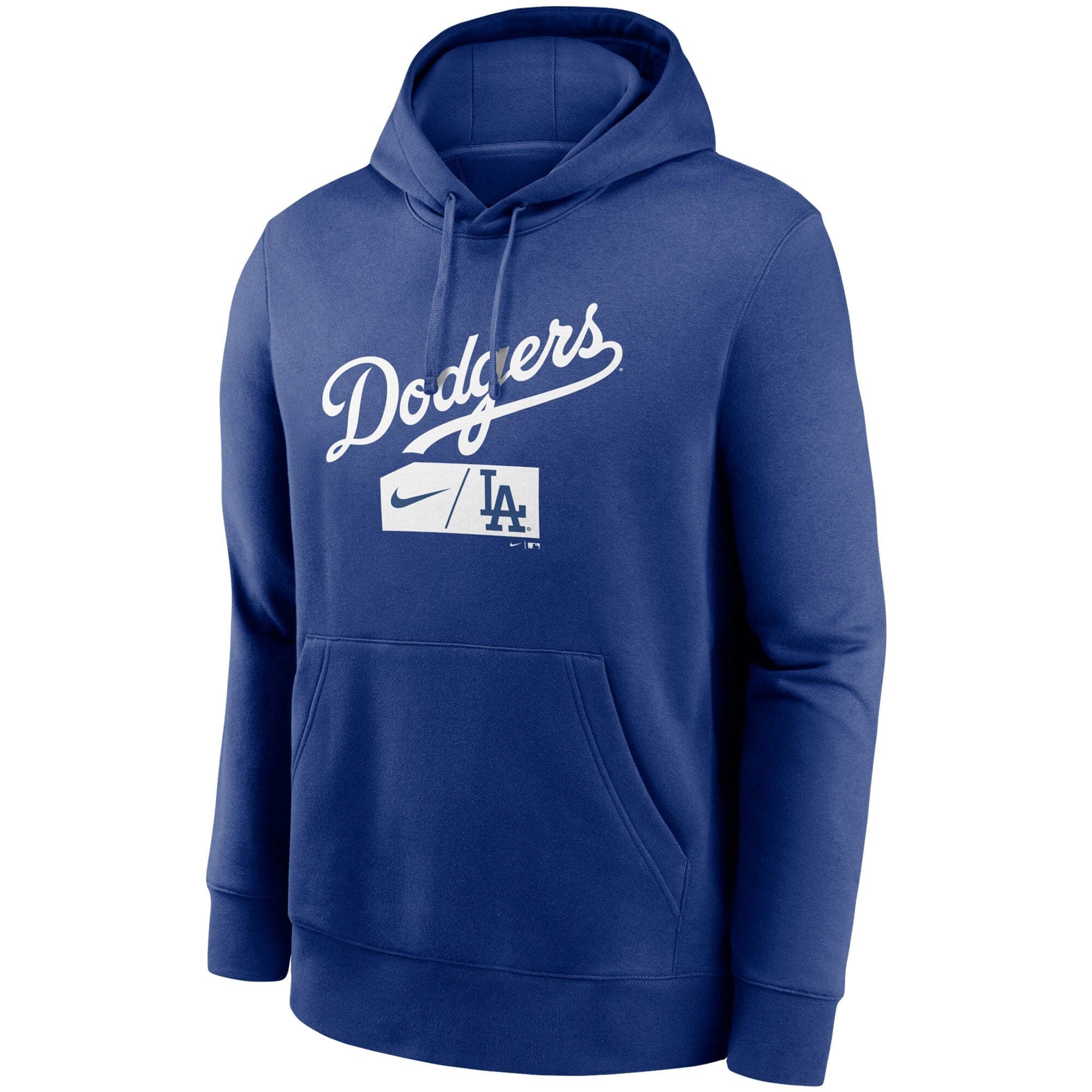 Los Angeles Dodgers Nike MLB Team Lettering Club Hoodie Jumper - Blue ...