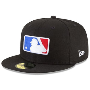MLB Batterman Logo New Era 59FIFTY Fitted Hat - Black | US Sports Down ...