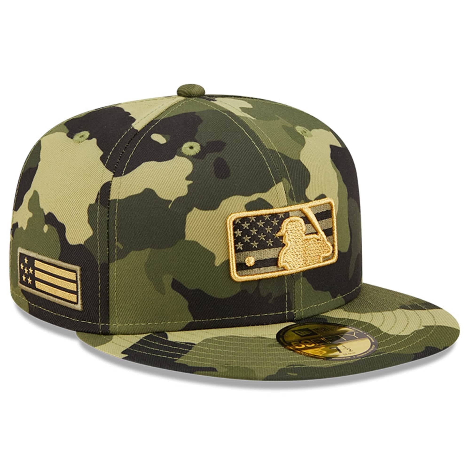 new era mlb camo hats