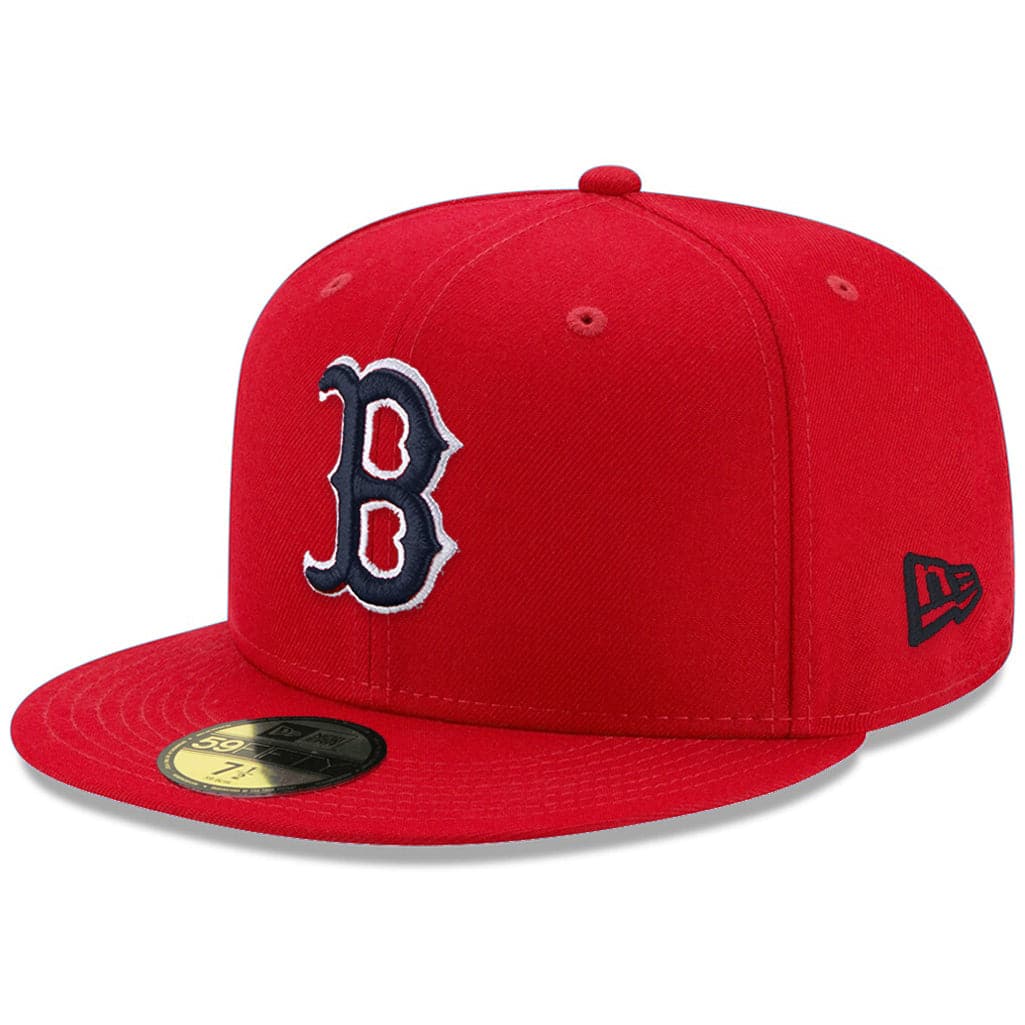 Boston Red Sox New Era MLB Scarlet Pop 59FIFTY Fitted Hat - Red | US ...