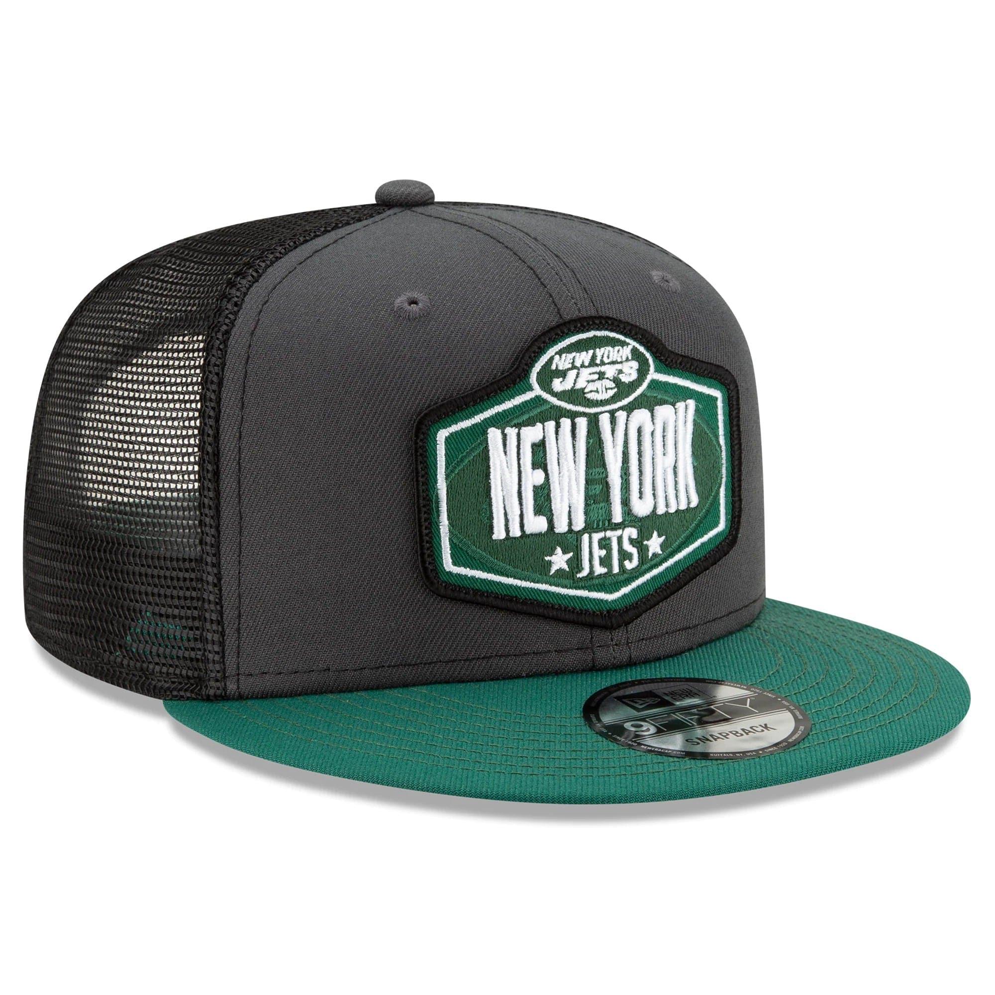 New York Jets New Era 2021 NFL Draft 9FIFTY Snapback Hat Graphite