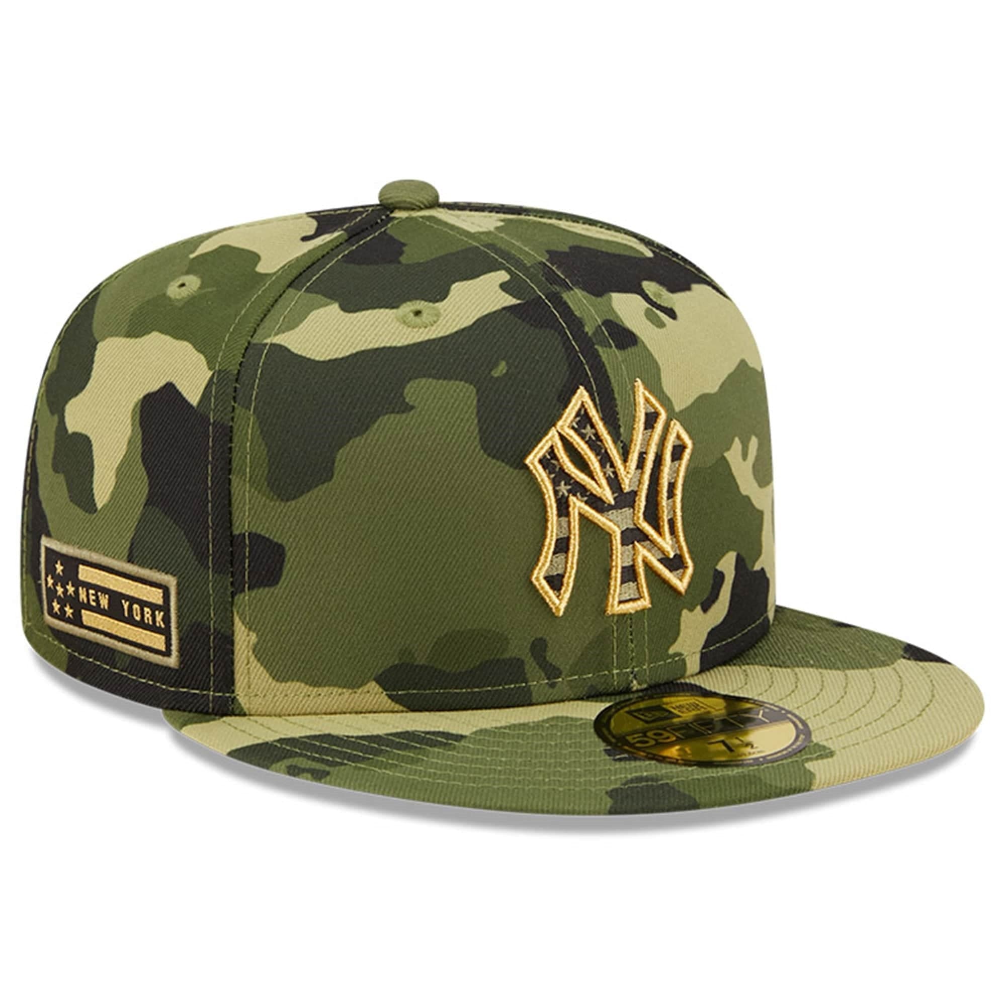 camouflage fitted hat