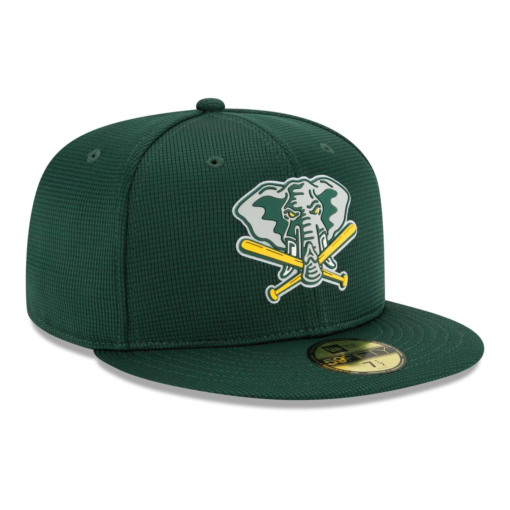 Oakland Athletics New Era MLB Clubhouse 59FIFTY Fitted Hat - Green | US ...