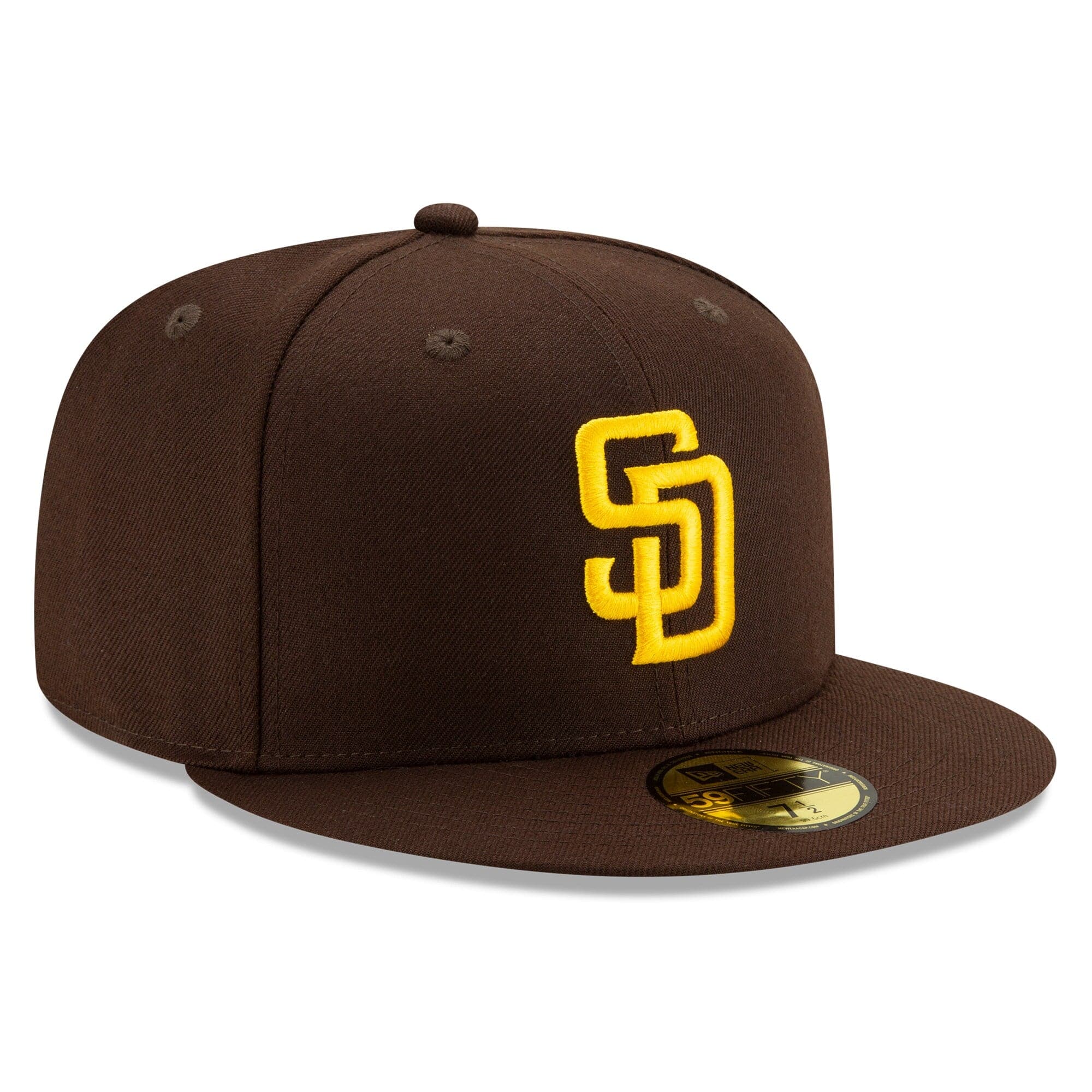 fitted hats brown