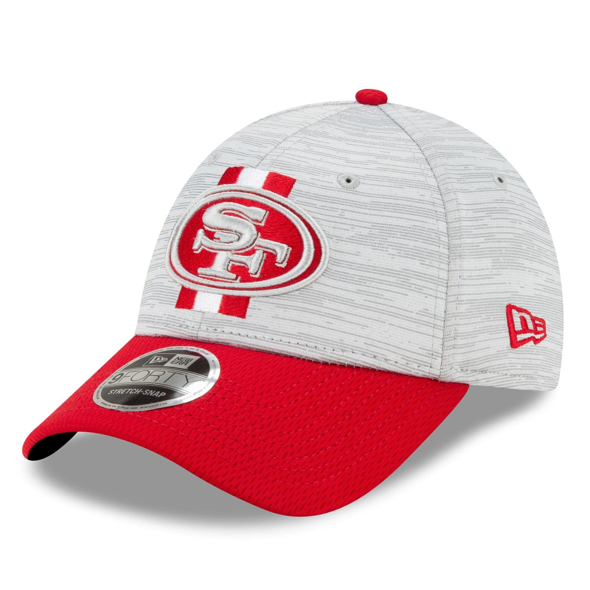 San Francisco 49ers New Era NFL 2021 Training Camp 9FORTY Curve Stretc ...