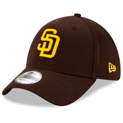 San Diego Padres New Era MLB Clubhouse 39THIRTY Flex Fit Curve Hat - B ...