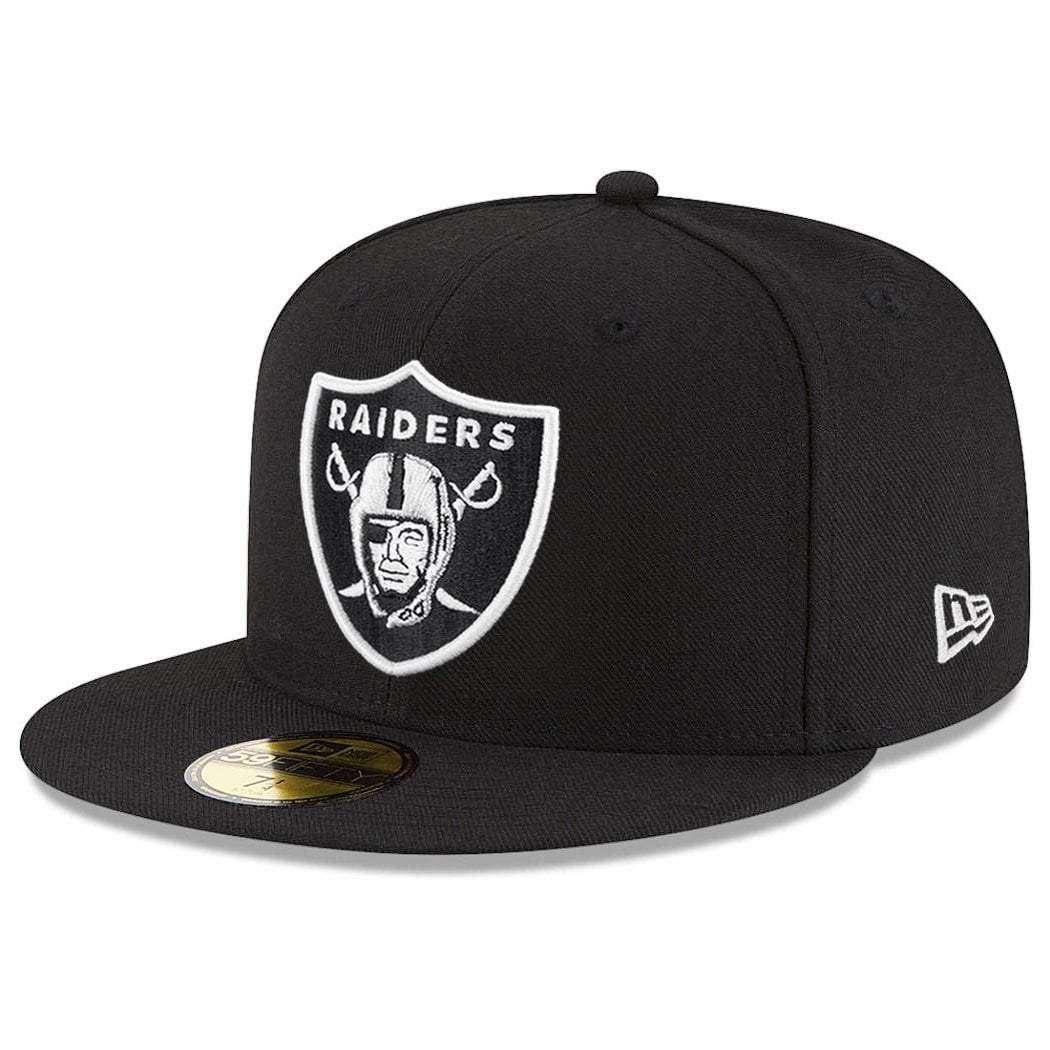 las vegas raiders fitted cap