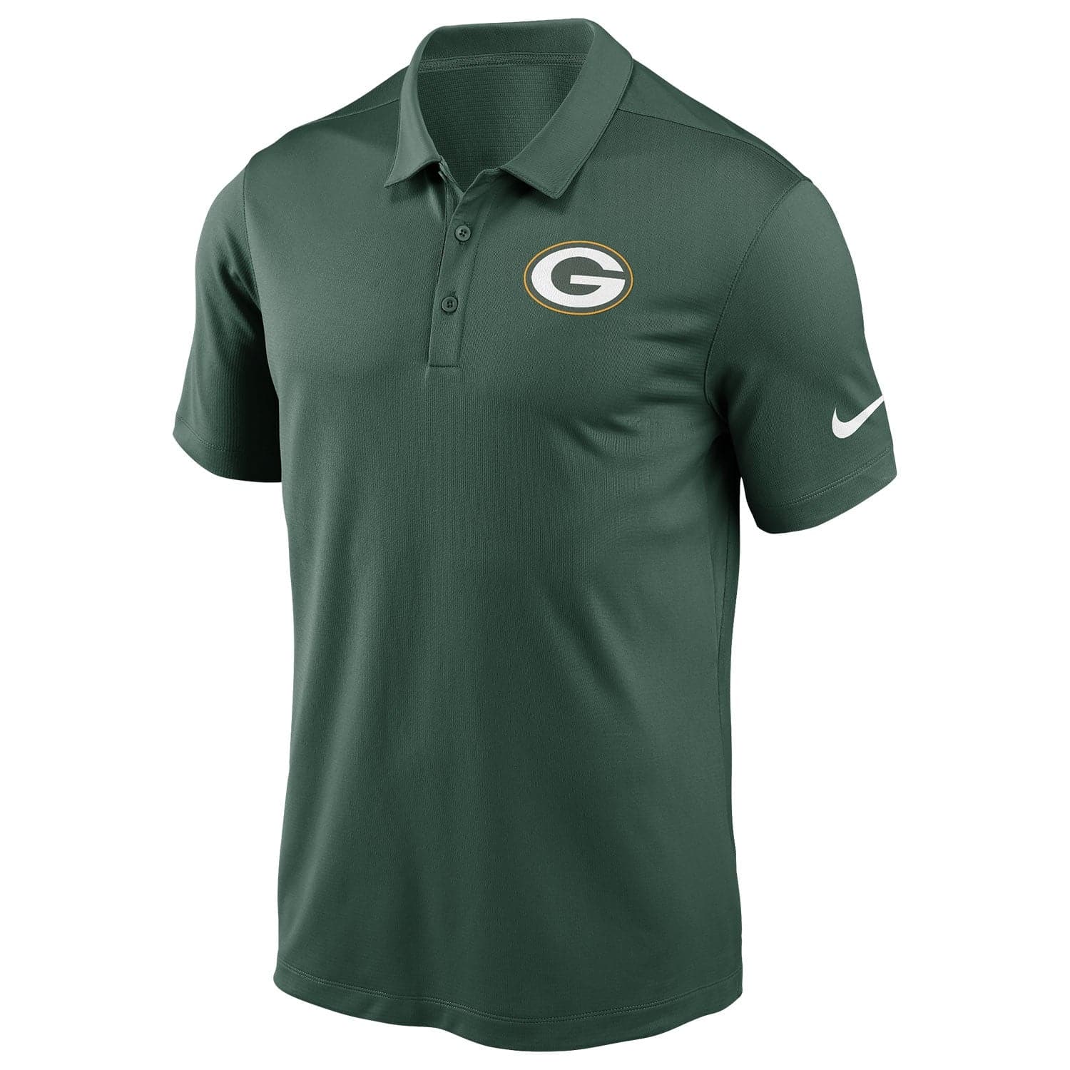 Green Bay Packers Nike NFL Team Logo Franchise Performance Polo Shirt ...