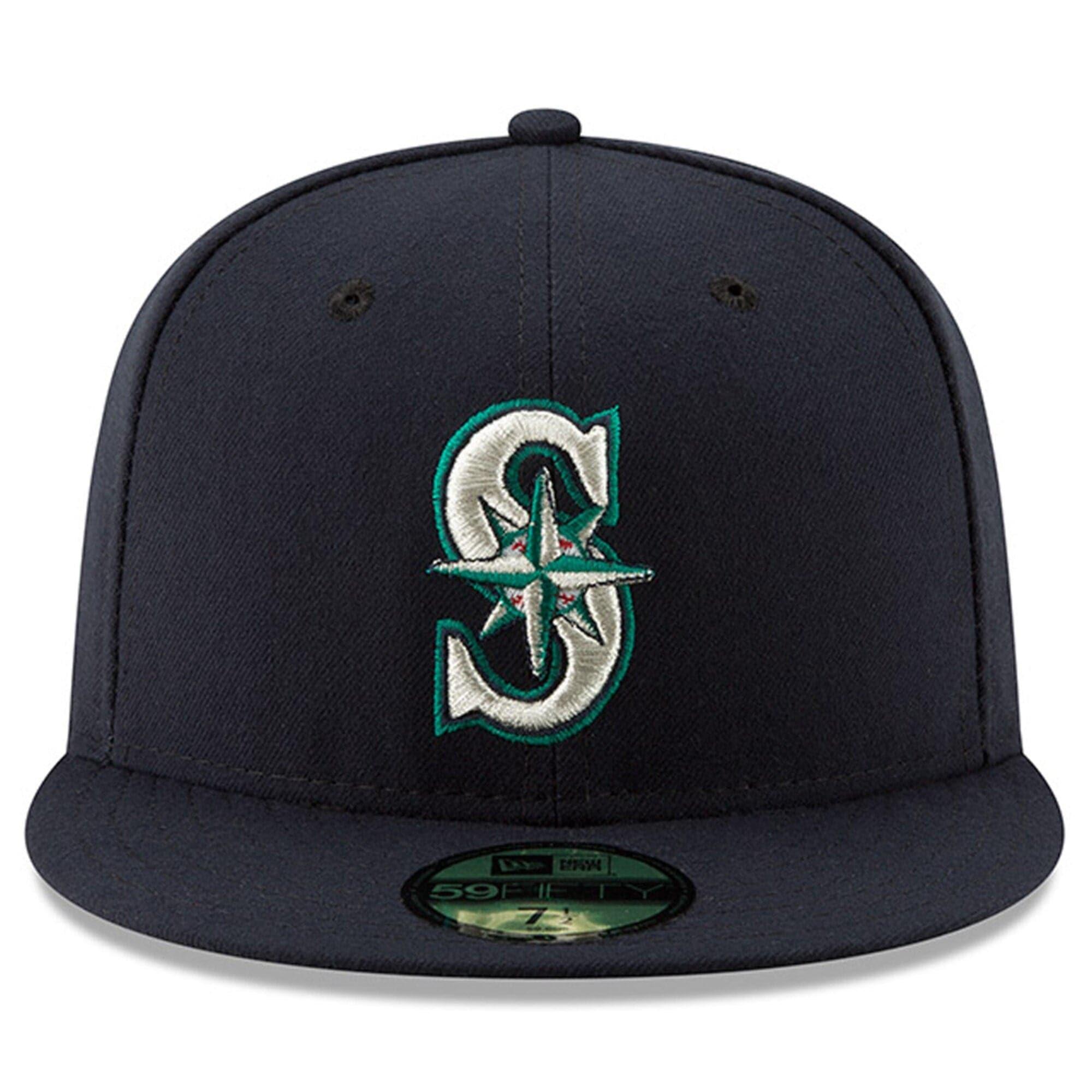 Seattle Mariners New Era MLB AC On-Field Game 59FIFTY Fitted Hat - Nav ...