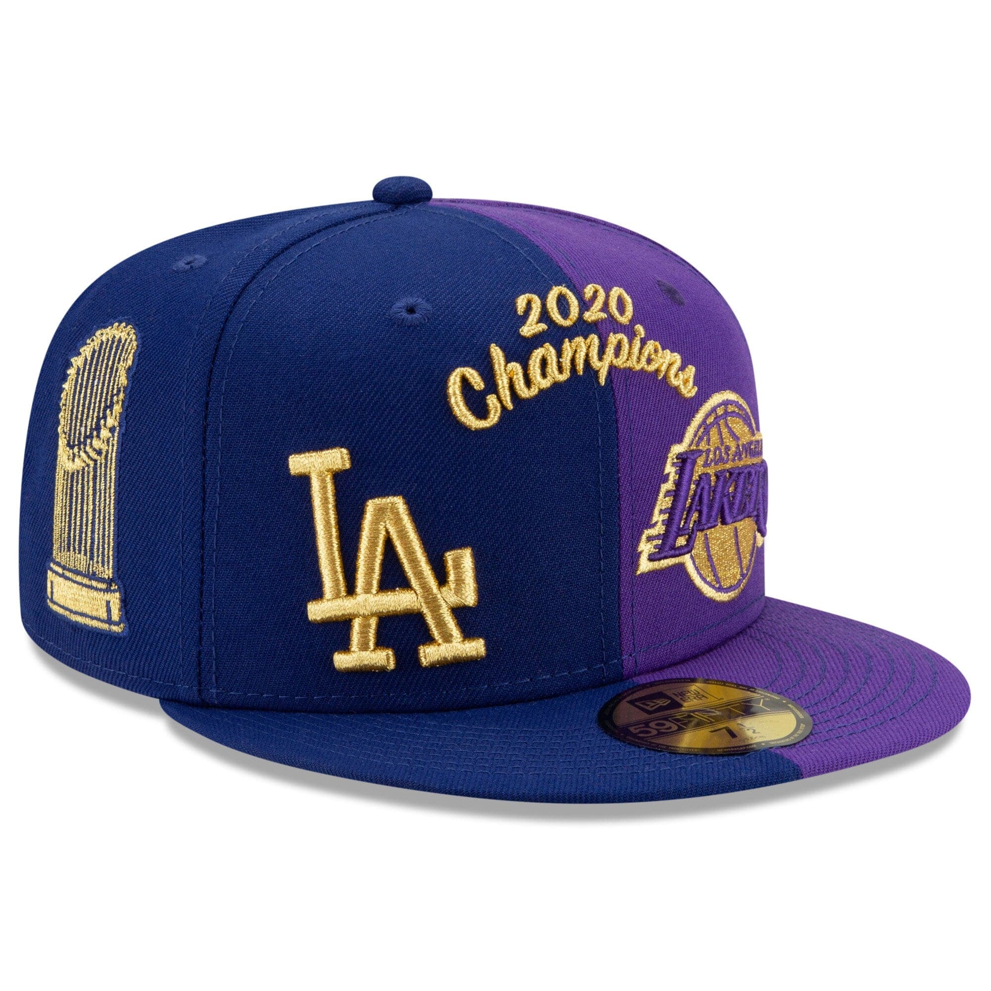 dodgers x lakers hat