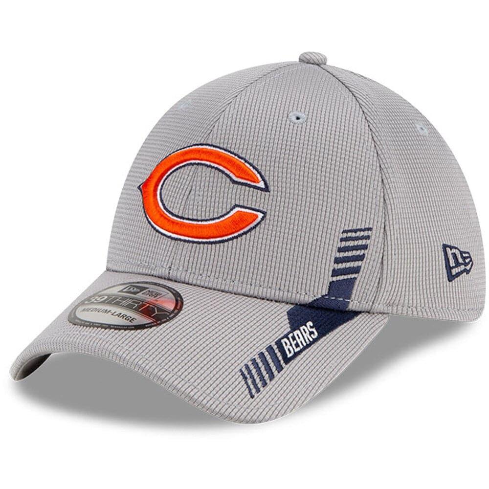 New Era Navy Chicago Bears 2021 NFL Sideline Home B 39THIRTY Flex Hat