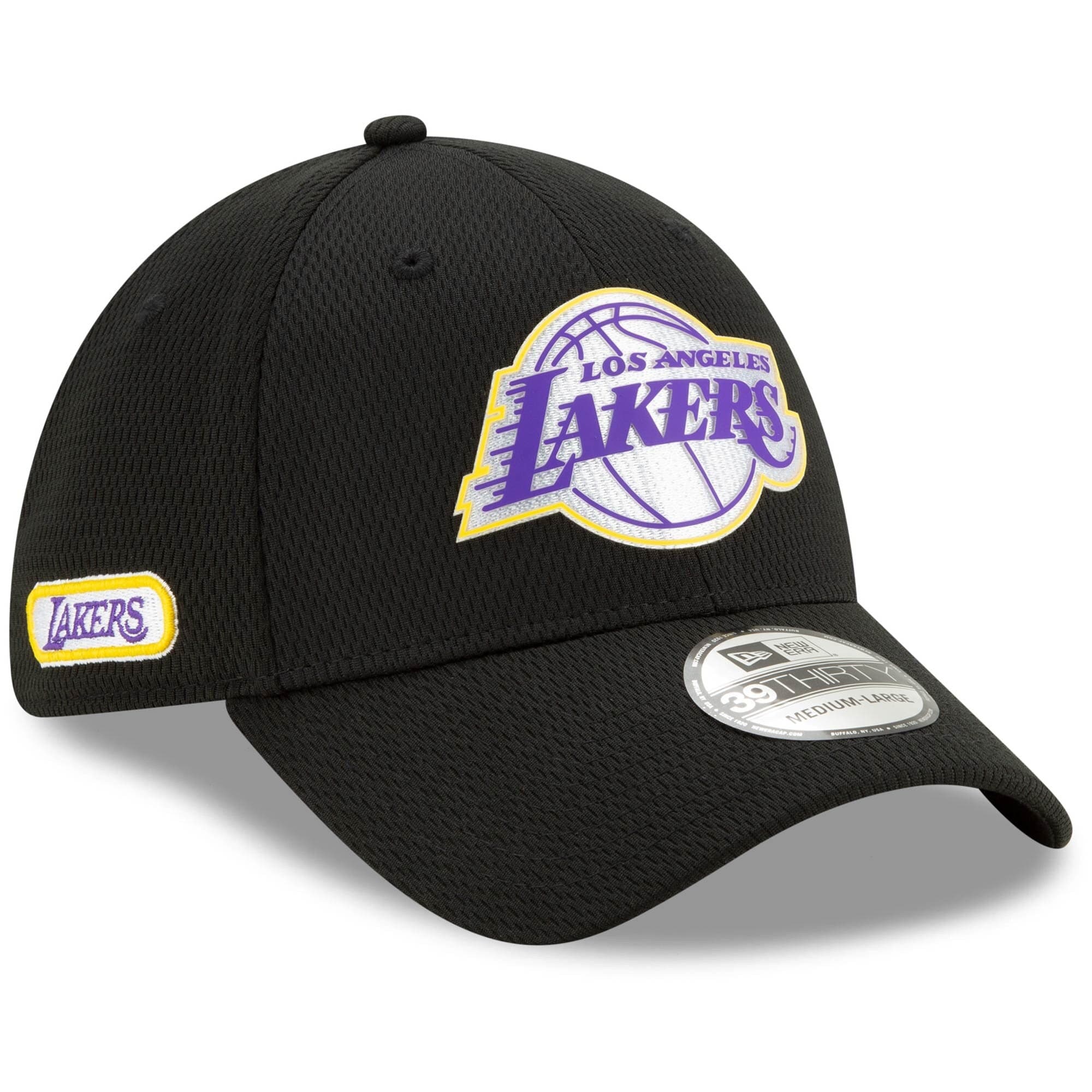 lakers flex fit hat