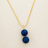 Lapis Lazuli Infinity Necklace