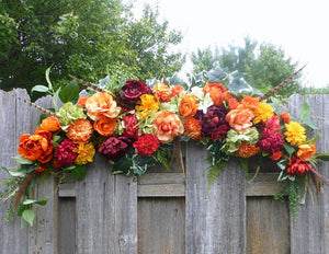 Fall Wedding Arbor Wedding Arch Decorations Autumn Wedding