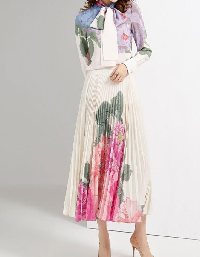 silk skirt and top designs