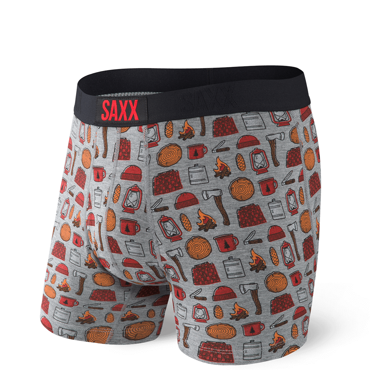 SAXX Ultra Grey lumber Jack Boxer Brief