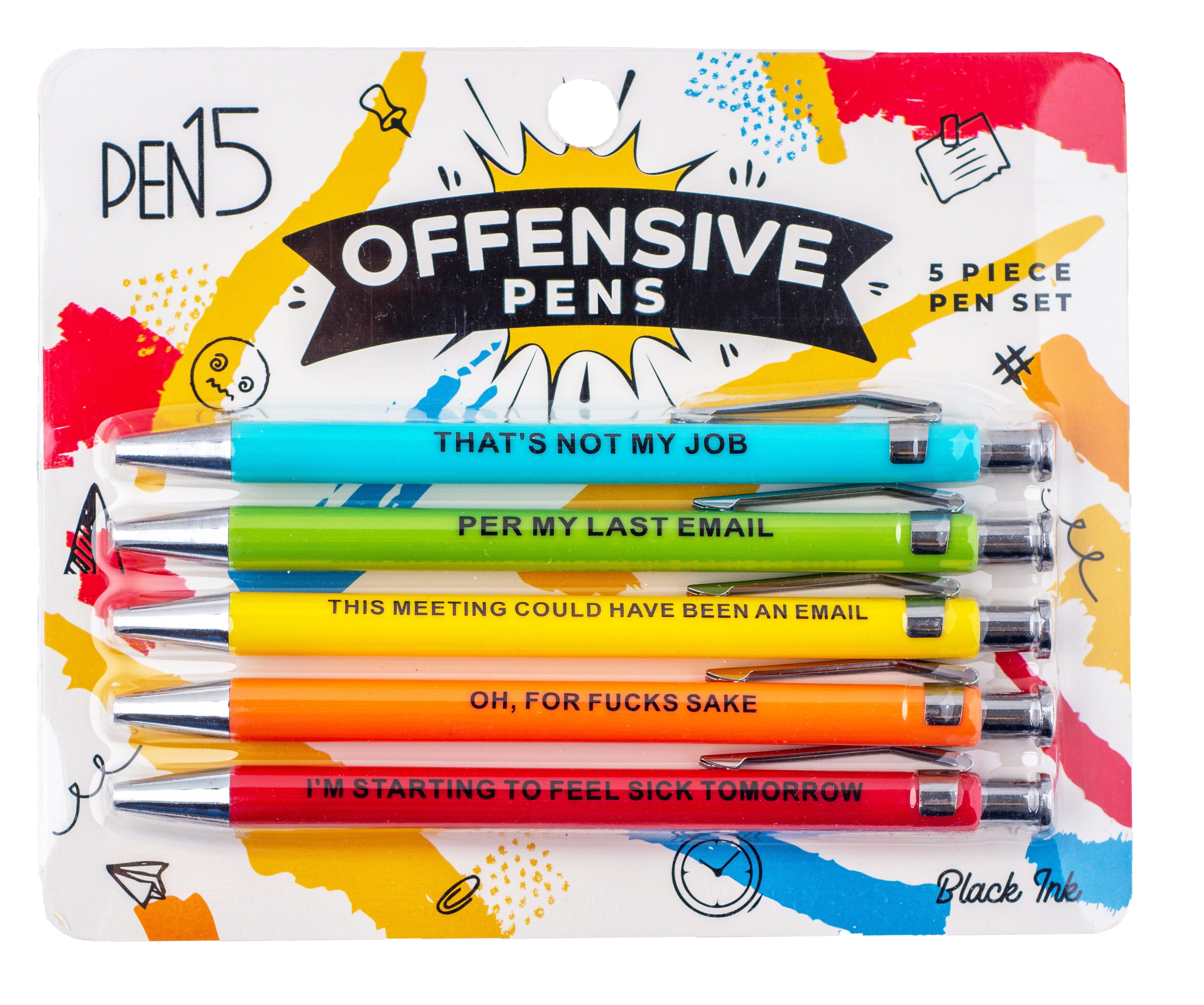 Offensive Crayons - Pack of 24 Offensive Crayons – offensiveasf