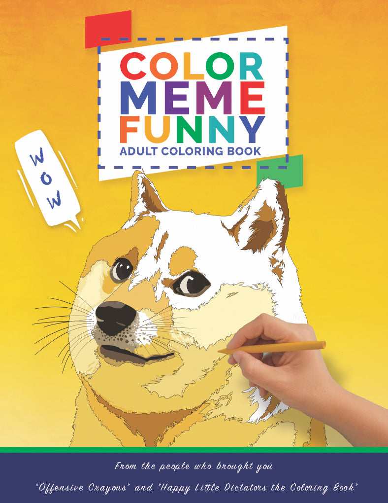 Download Color Meme Funny Coloring Book Offensive Crayons