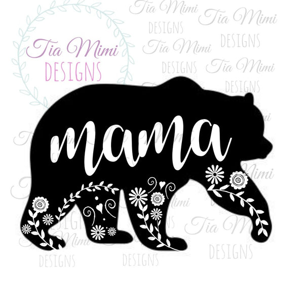 Download Or Create An Account Search Cart 0 Search Home Sign In Create An Account Menu Cart 0 Home Mama Bear Floral Svg Digital Download Use With Cricut Silhouette Cameo Cut File For Use With Cutting Machine Mama Bear Floral Svg Digital Download Use