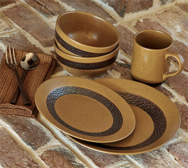 Farrier's Rustic Ceramic Dinnerware - Equine Luxuries