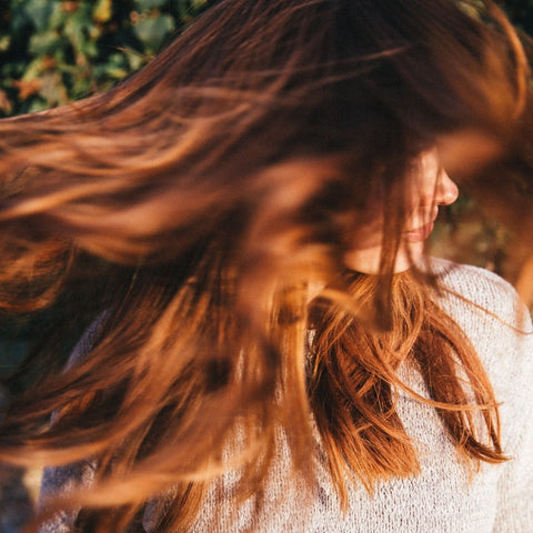 woman with red hair