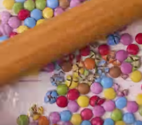 HOW TO MAKE A SMARTIE PARTY CHEESE BALL
