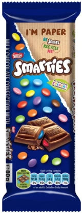 Nestle Slab Smarties Milk (1 x 80g) - The Cape Grocer - Smarties Chocolate