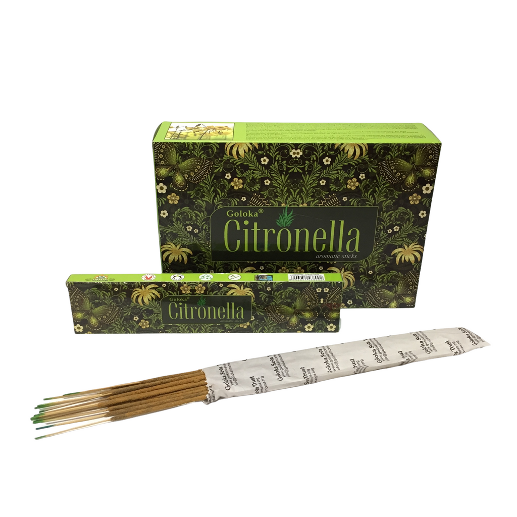 Goloka® Citronella Incense | 12 Packs - 15 Sticks Each