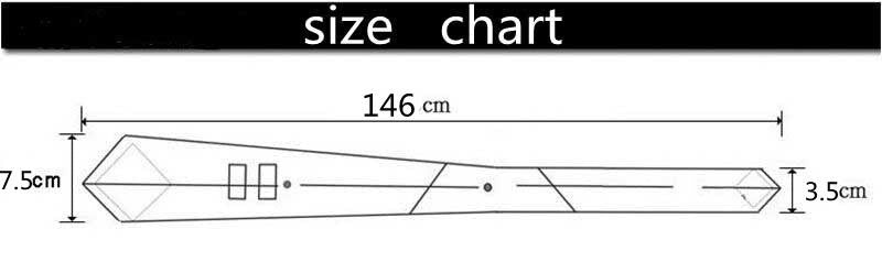 Nytt Pläd män slips set Extra lång storlek 145cm*8cm Slips marinblå