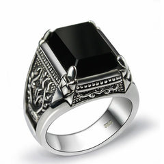 obsidian ring