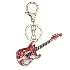 electric guitar cute na keychain