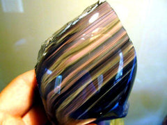 polished rainbow obsidian 