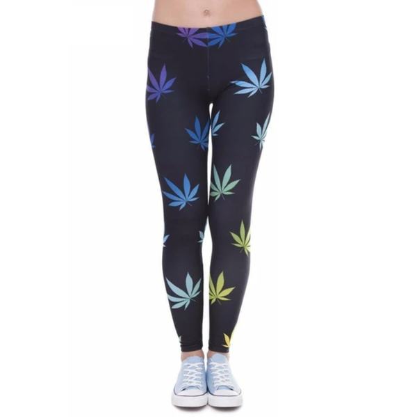 Weed leggings 